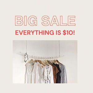 All items in store are $10!